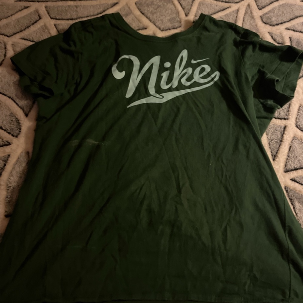 Nike Forest Green Tee with Logo